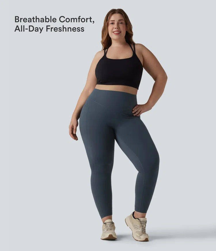 Halara UltraSculpt High Waisted Scrunch Butt Lifting Tummy Control Pocket Shaping Training Plus Size Leggings