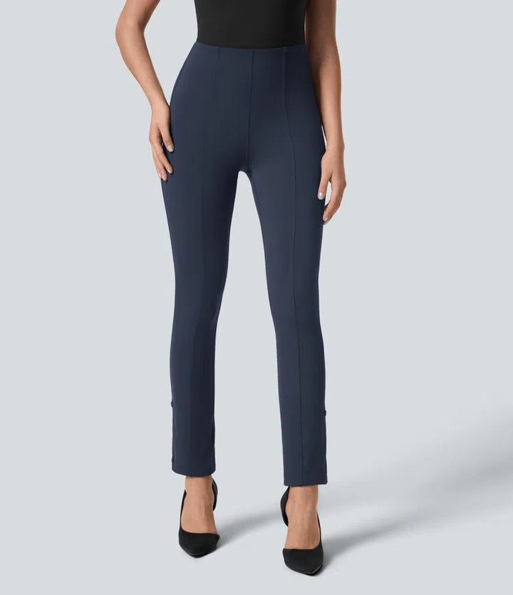 Halara Flex High Waisted Tummy Control Adjustable Hem Work 7/8 Pants