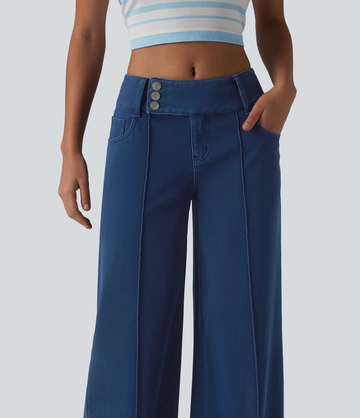 Halara Flex Low Rise Straight Leg Colorful Work Jeans with Pockets