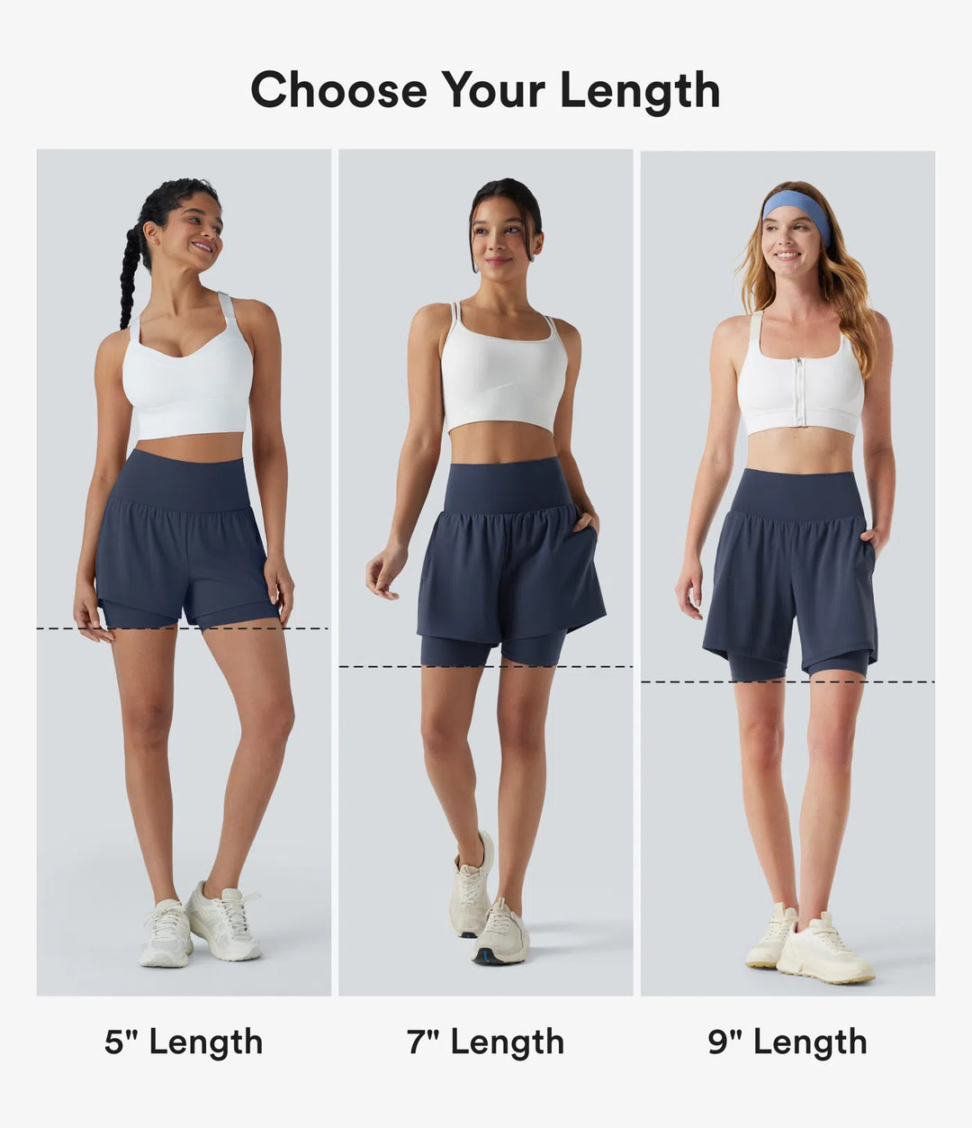 SoftlyZero Airy Super High Waisted 2-in-1 InstantCool Yoga Shorts 5&