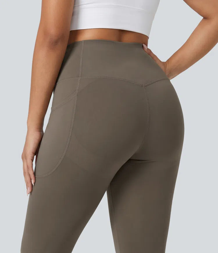 Plus Size Halara UltraSculpt High Waisted Butt Lifting Tummy Control Shaping Training Leggings with Pockets
