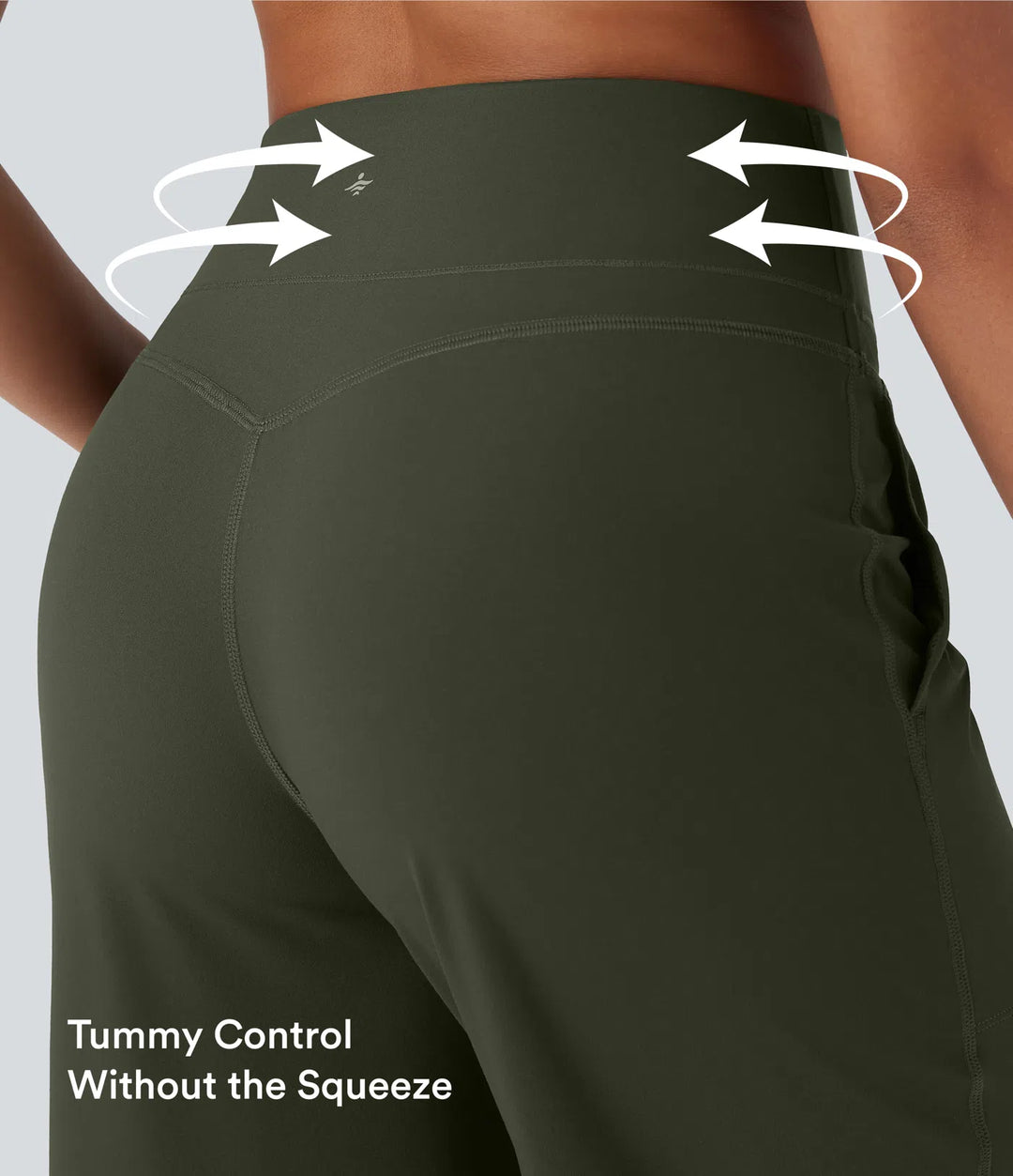 Halara UltraSculpt High Waisted Tummy Control Straight Leg Yoga Pants with Pockets