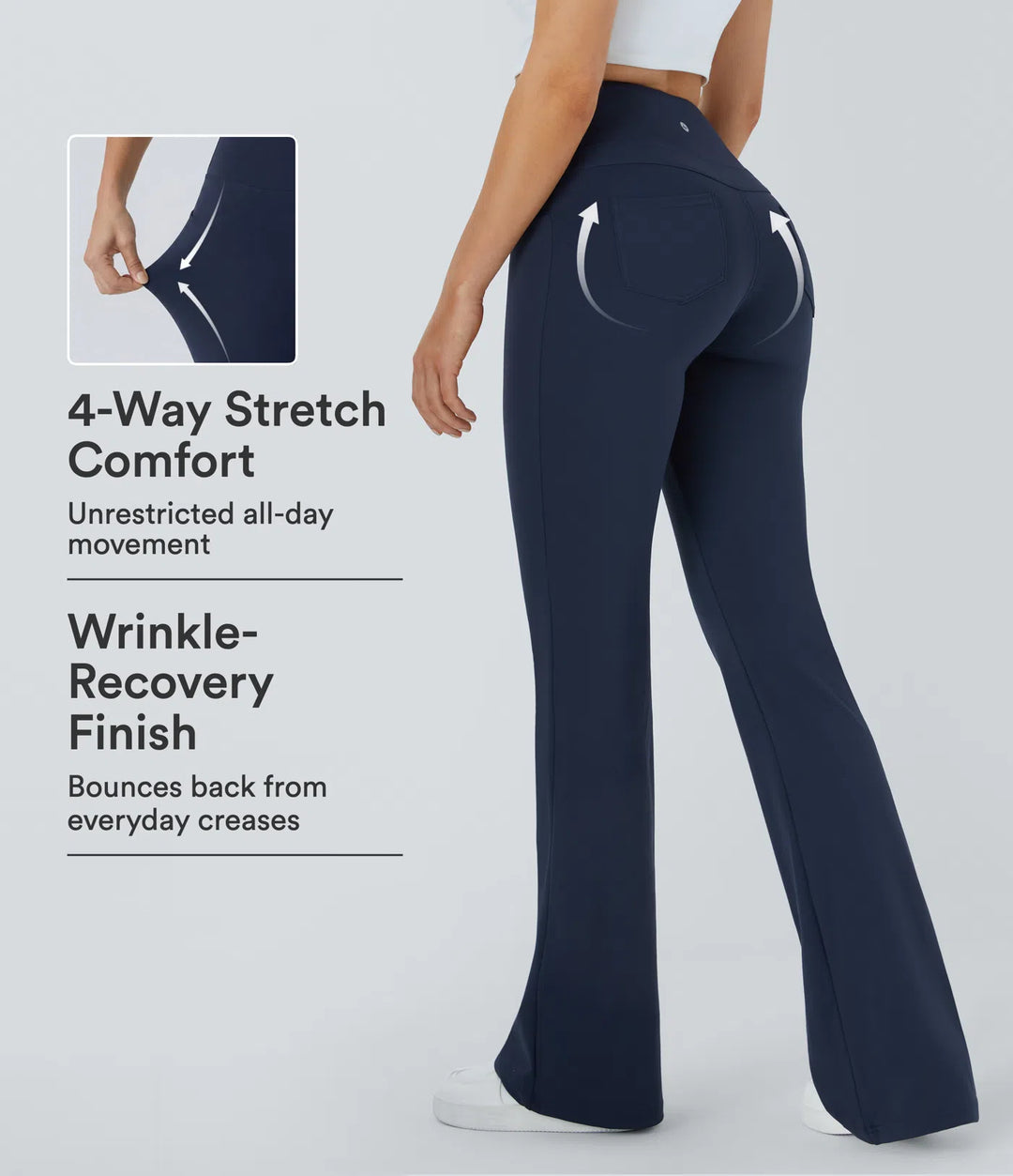 DayStretch High Waisted Pocket Flare Yoga Leggings