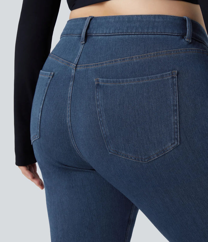 Halara Flex Mid Rise Pockets Casual Plus Size Jeans