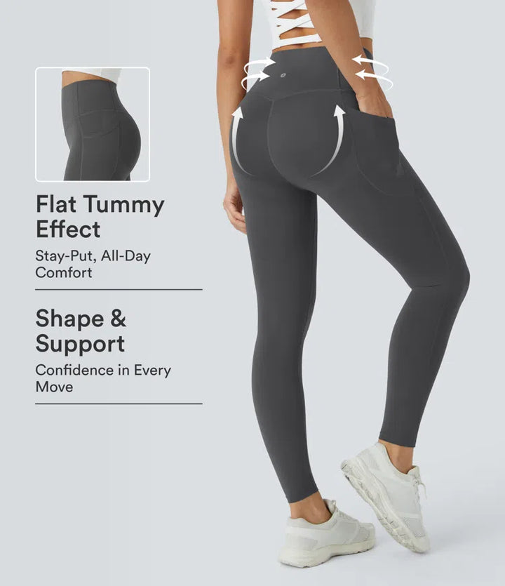 Halara UltraSculpt High Waisted Butt Lifting Tummy Control Pocket Shaping Workout Leggings