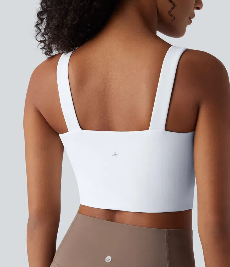 Halara UltraSculpt Low Support Push-Up Yoga Sports Bra DD-F Cups