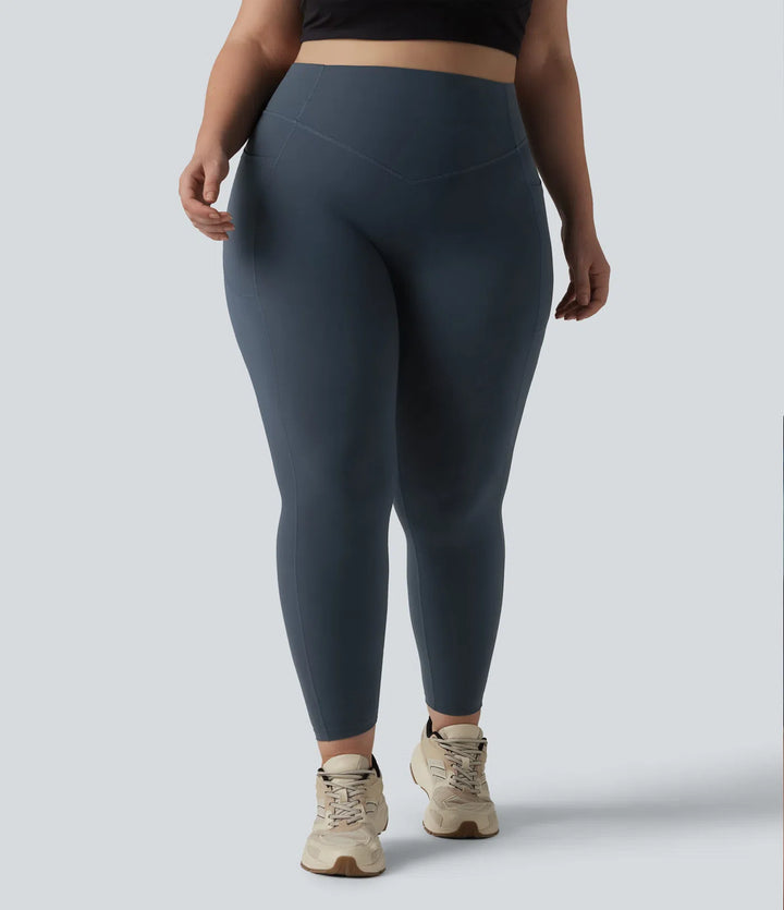 Halara UltraSculpt High Waisted Scrunch Butt Lifting Tummy Control Pocket Shaping Training Plus Size Leggings