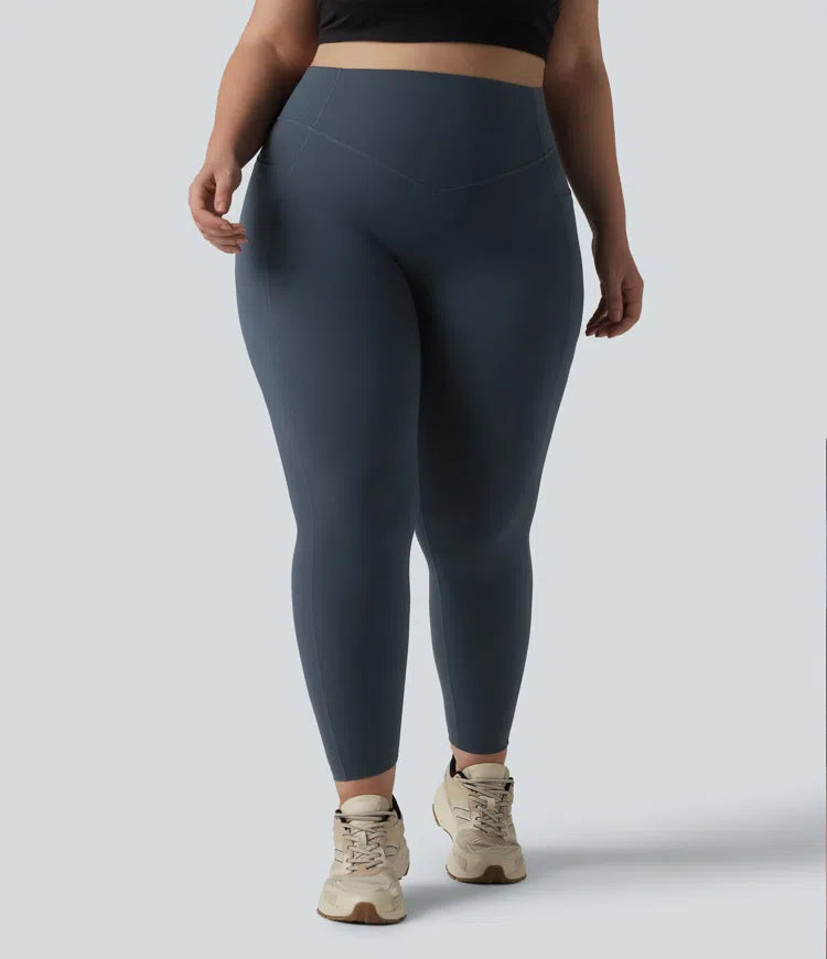 Halara UltraSculpt High Waisted Scrunch Butt Lifting Tummy Control Pocket Shaping Training Plus Size Leggings