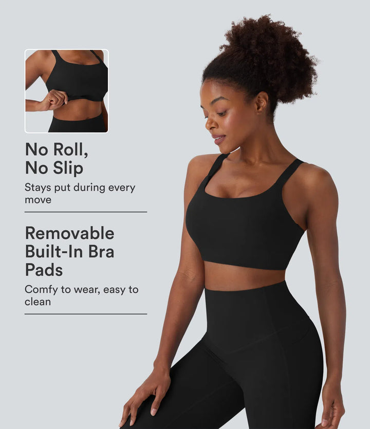 Halara UltraSculpt Medium Support Training Sports Bra DD-F Cups