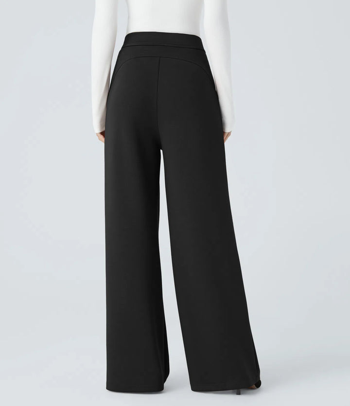 Halara Flex High Waisted Pocket Wide Leg Work Pants