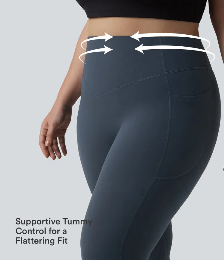 Halara UltraSculpt High Waisted Scrunch Butt Lifting Tummy Control Pocket Shaping Training Plus Size Leggings