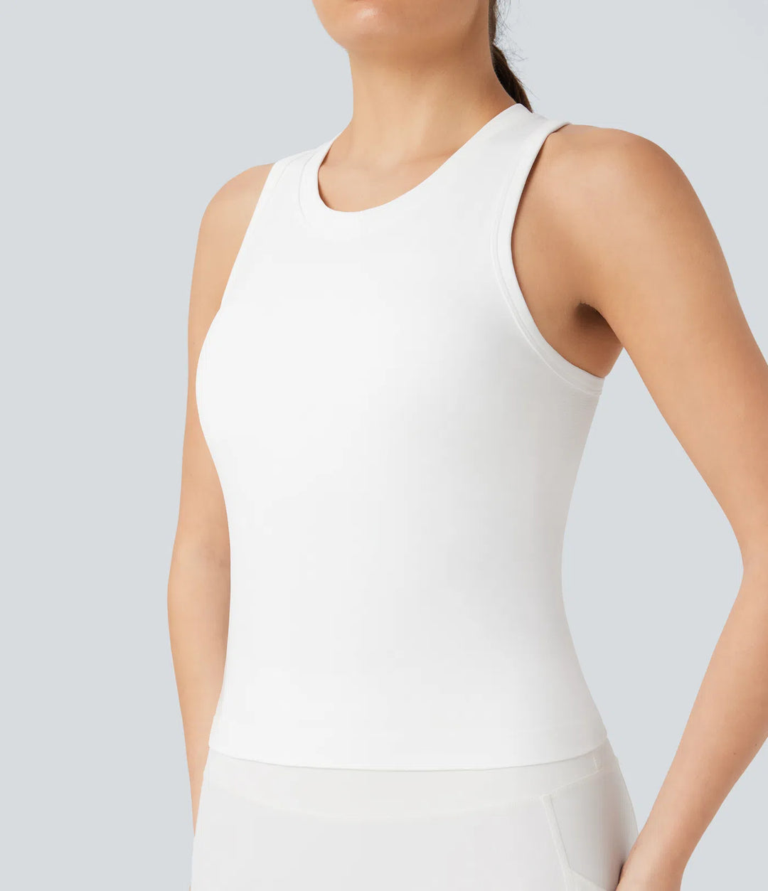 OneForm Seamless Flow Racerback Built-in Bra Yoga Tank Top