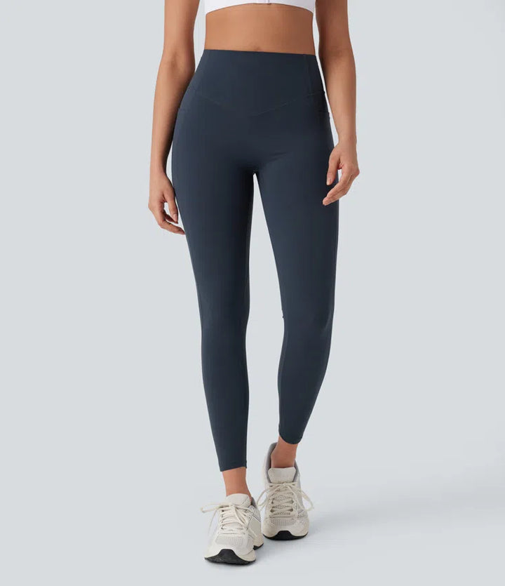 Halara UltraSculpt High Waisted Tummy Control Butt Lifting Ruched Pocket Shaping Yoga Leggings