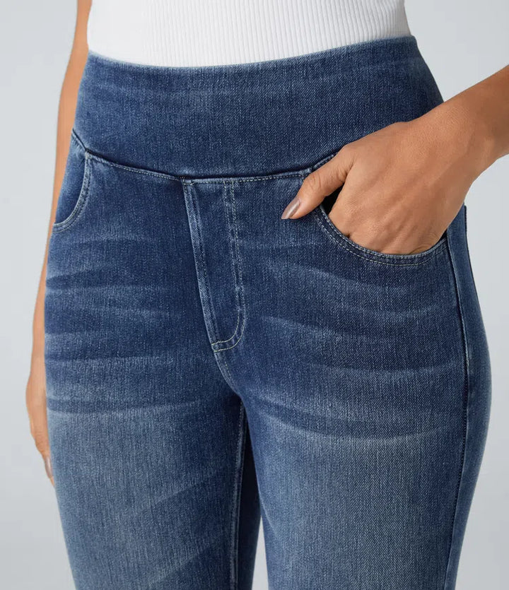 Halara Flex High Waisted Pockets Denim Casual Leggings