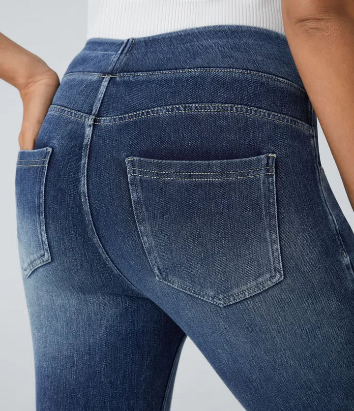 Halara Flex High Waisted Pockets Denim Casual Leggings