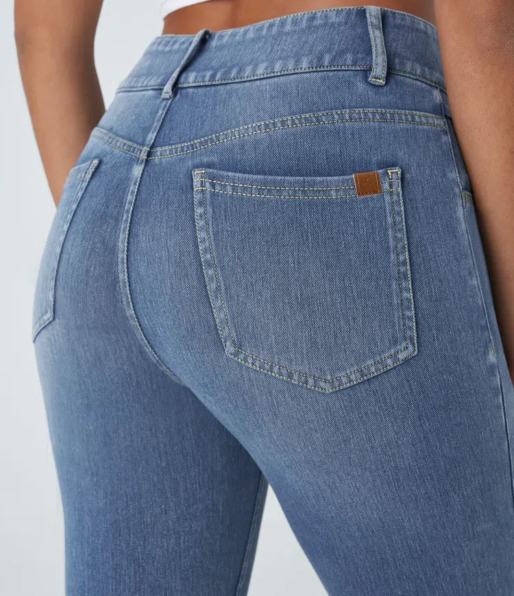 Halara Flex High Waisted Zipper Pockets Casual Skinny Jeans