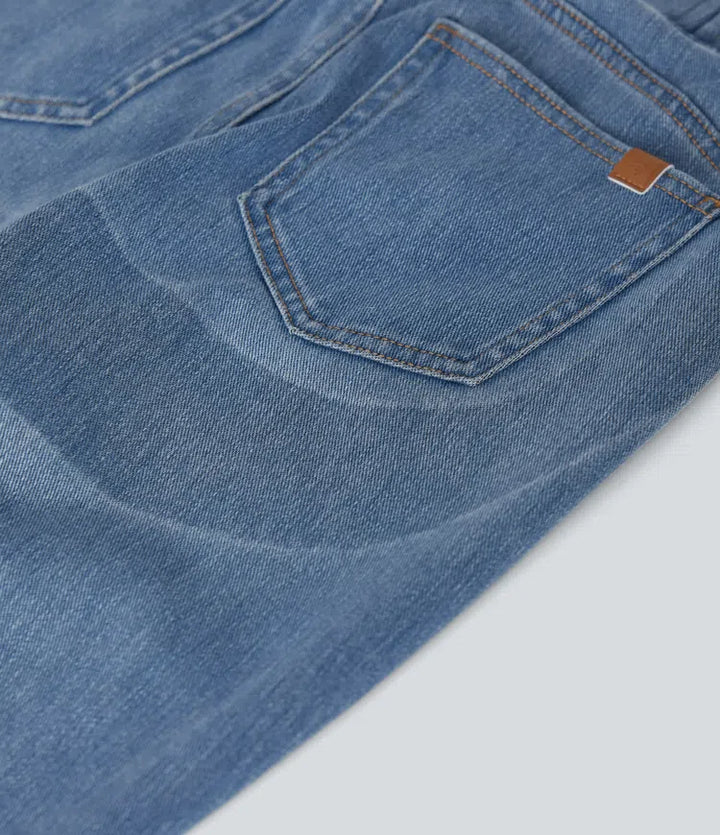 Halara Flex High-waisted Butt-lifting Tummy Control Skinny Denim Casual 7/8 Leggings with Pockets