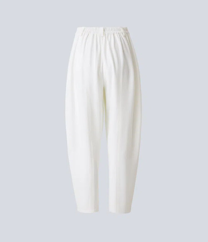 Mid Rise Pocket Barrel Leg Baggy Work Pants