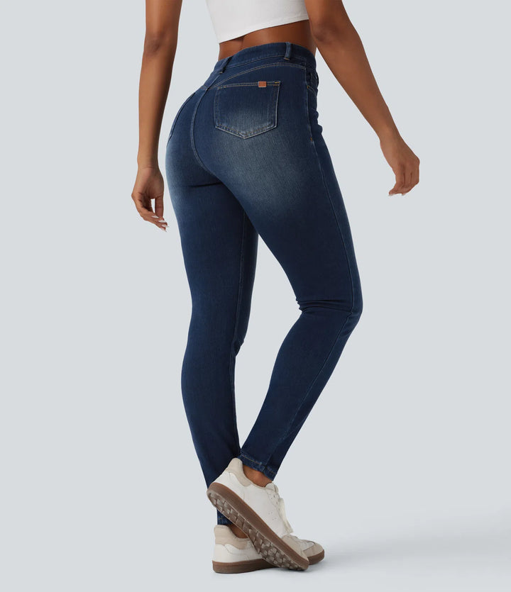 Halara Flex High Waisted Casual Skinny Jeans with Pockets