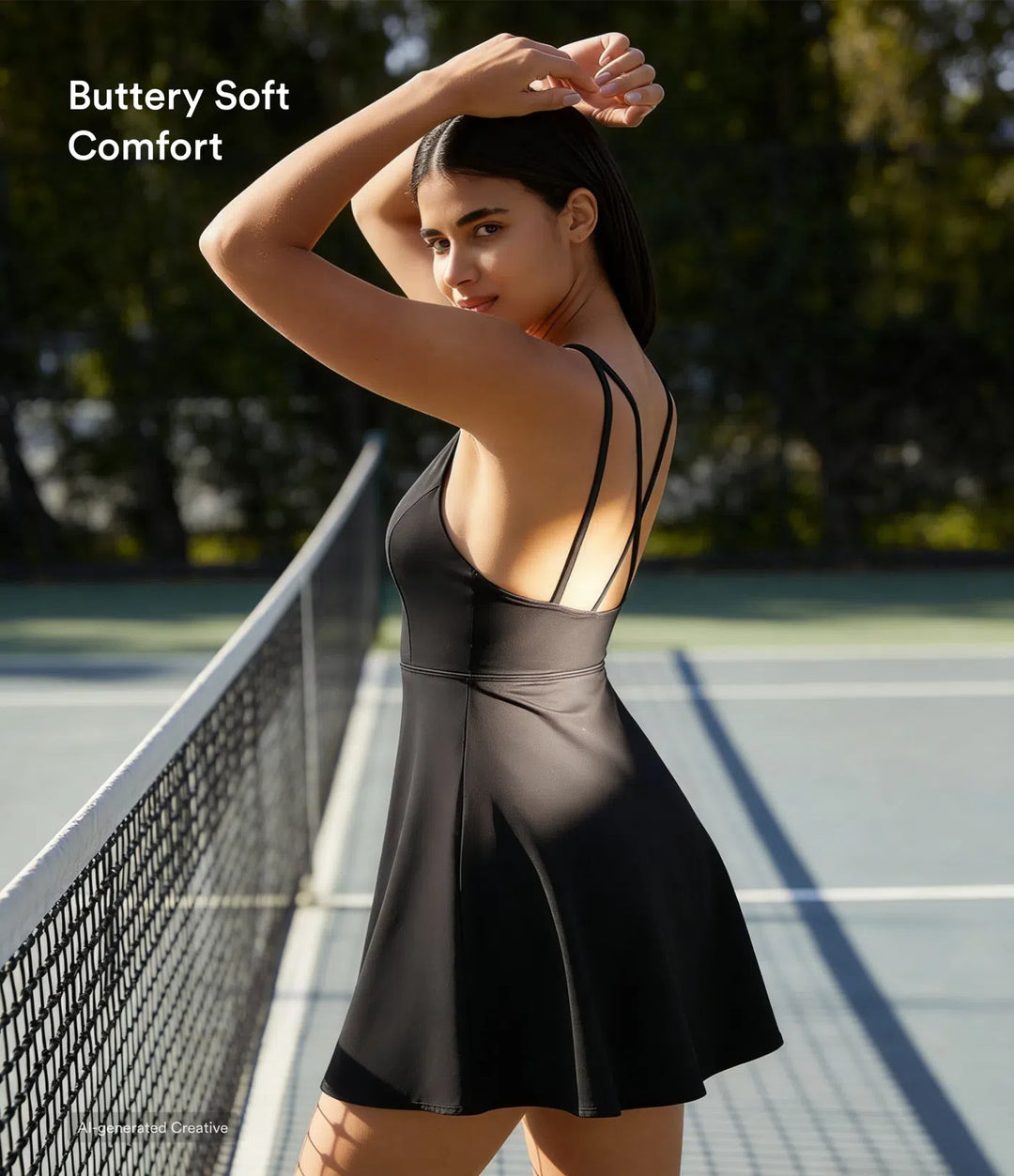 SoftlyZero Plush 2-Piece Pocket Dance Active Dress