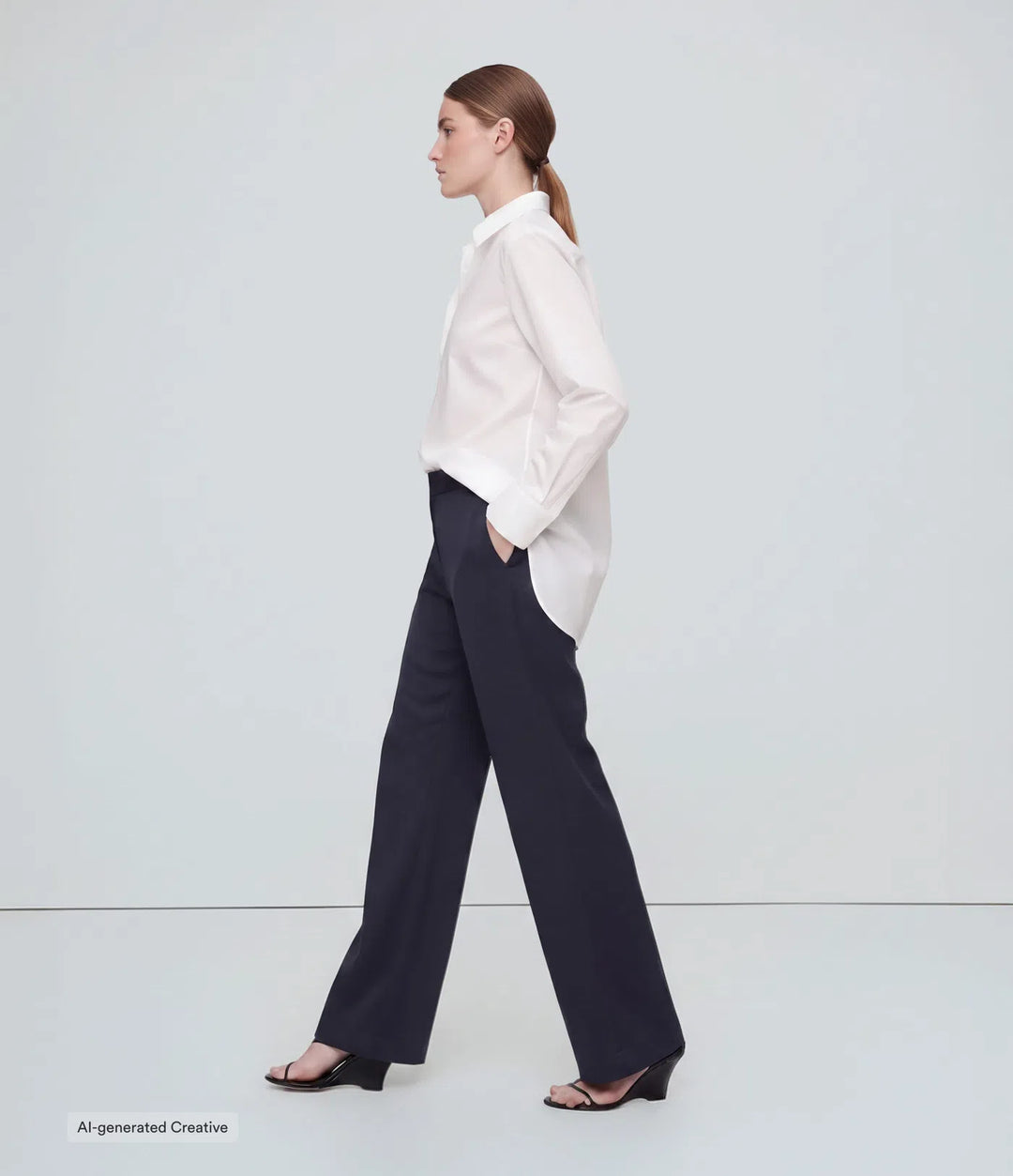 Halara Flex DayStretch Mid Rise Side Zipper Pocket Work Flare Pants