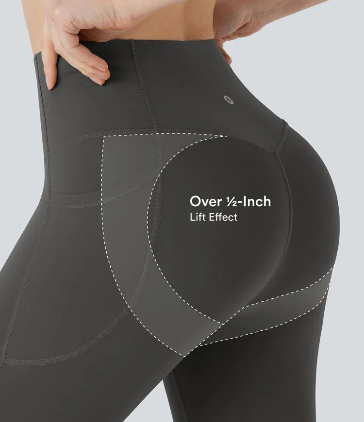 Halara UltraSculpt High Waisted Butt Lifting Tummy Control Pocket Shaping Workout Leggings
