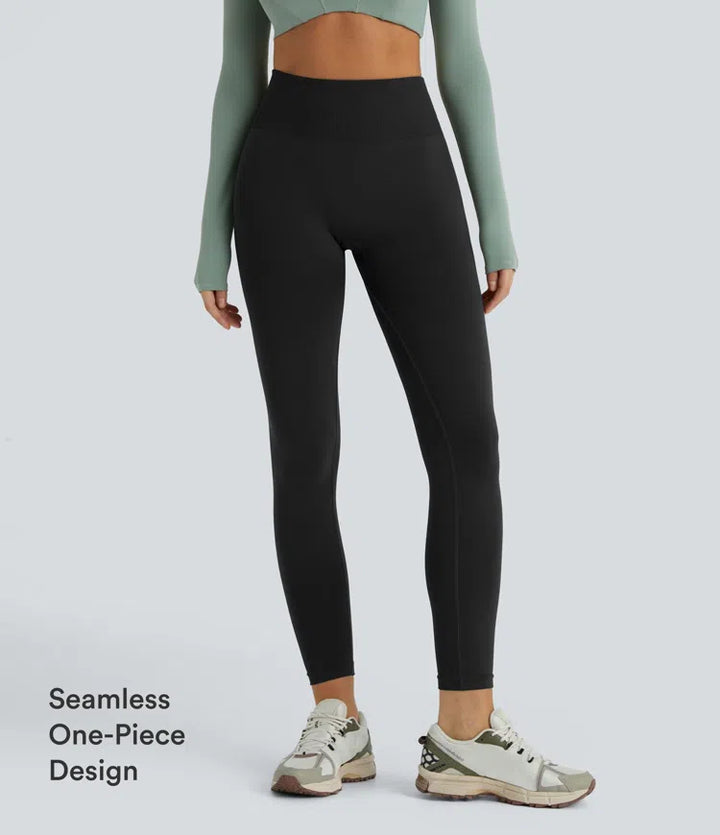 OneForm Seamless Flow Mid Rise Tummy Control Butt Lifting Yoga Leggings