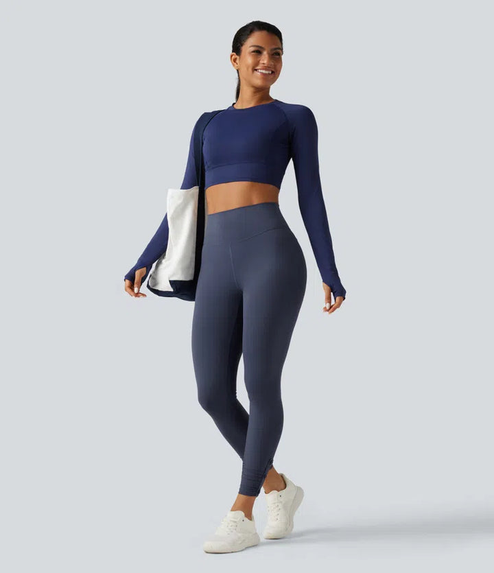 Halara UltraSculpt High Waisted Ruched Yoga Leggings