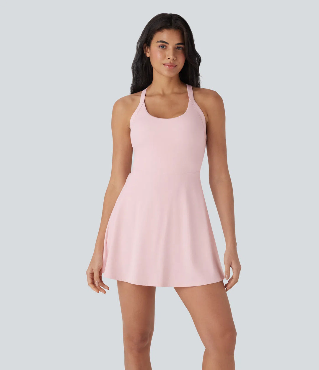 SoftlyZero Airy Backless Twisted InstantCool Dance Active Dress-Easy Peezy Edition