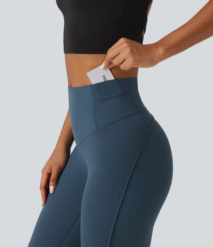 Halara UltraSculpt High Waisted Tummy Control Workout Leggings with Pockets