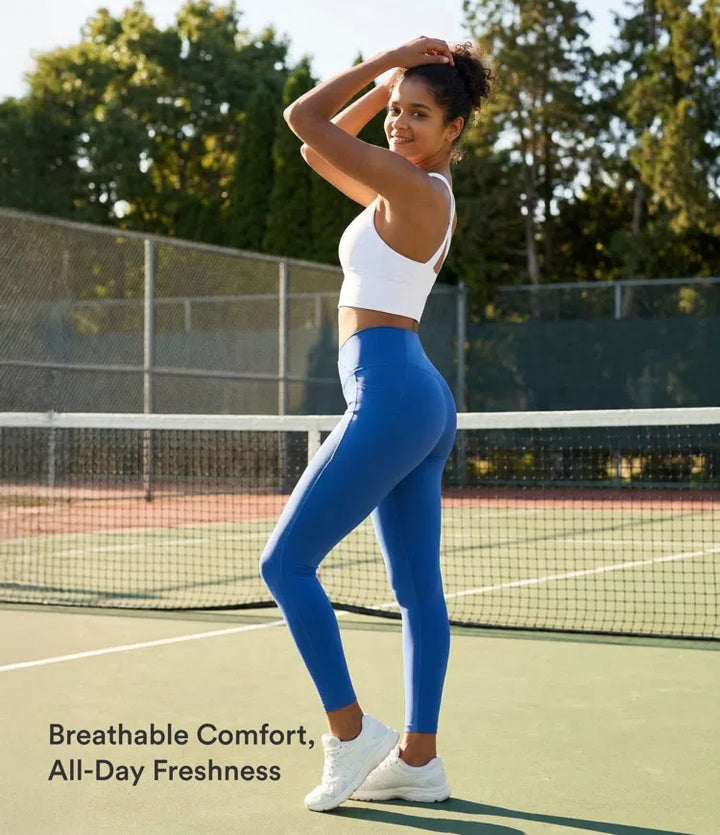 SoftlyZero Crossover Pocket Plain Leggings