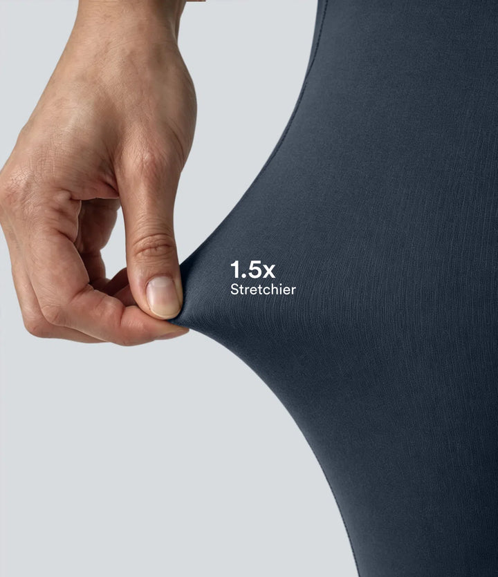 Halara UltraSculpt High Waisted Scrunch Butt Lifting Tummy Control Shaping Yoga Flare Leggings with Pockets
