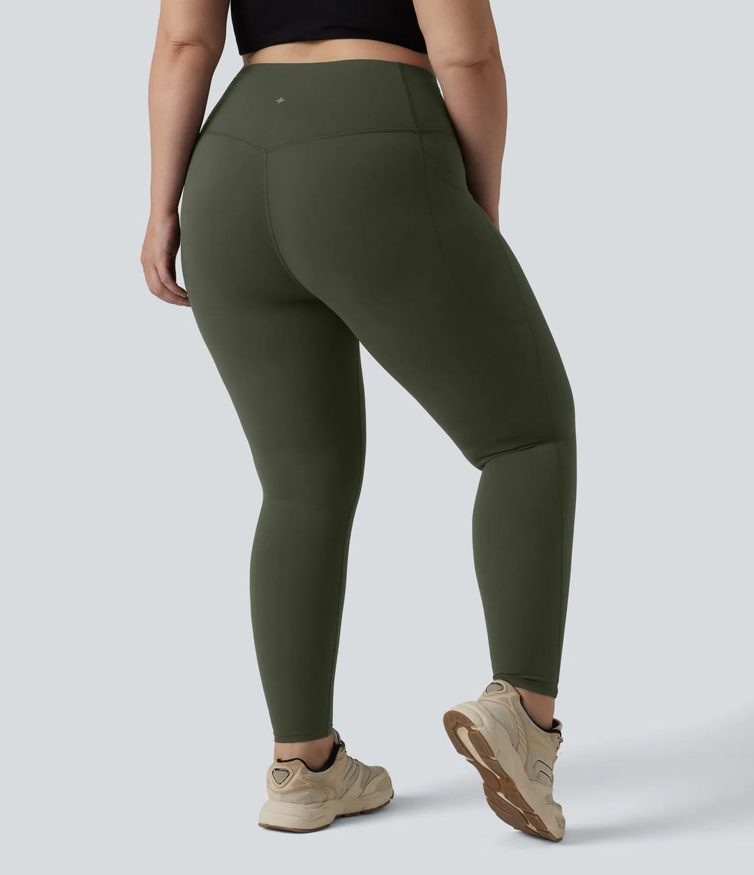 Halara UltraSculpt High Waisted Tummy Control Pocket Shaping Training Plus Size Leggings