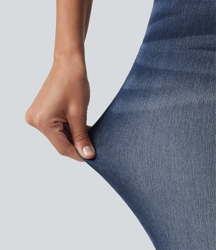 Halara Flex Mid Rise Skinny Casual Jeans with Pockets