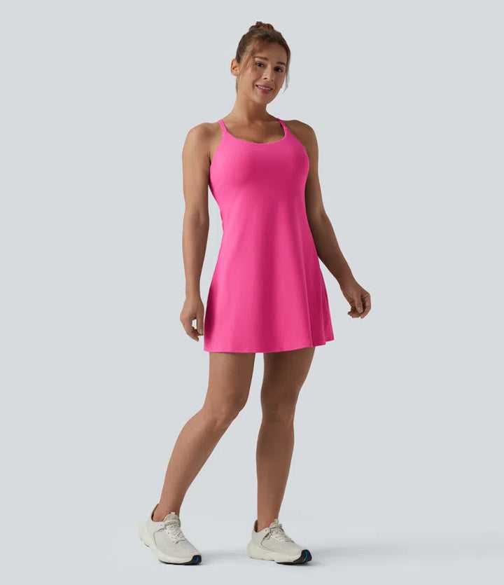 Softlyzero Plush Backless Active Dress-Easy Peezy Edition DD-F