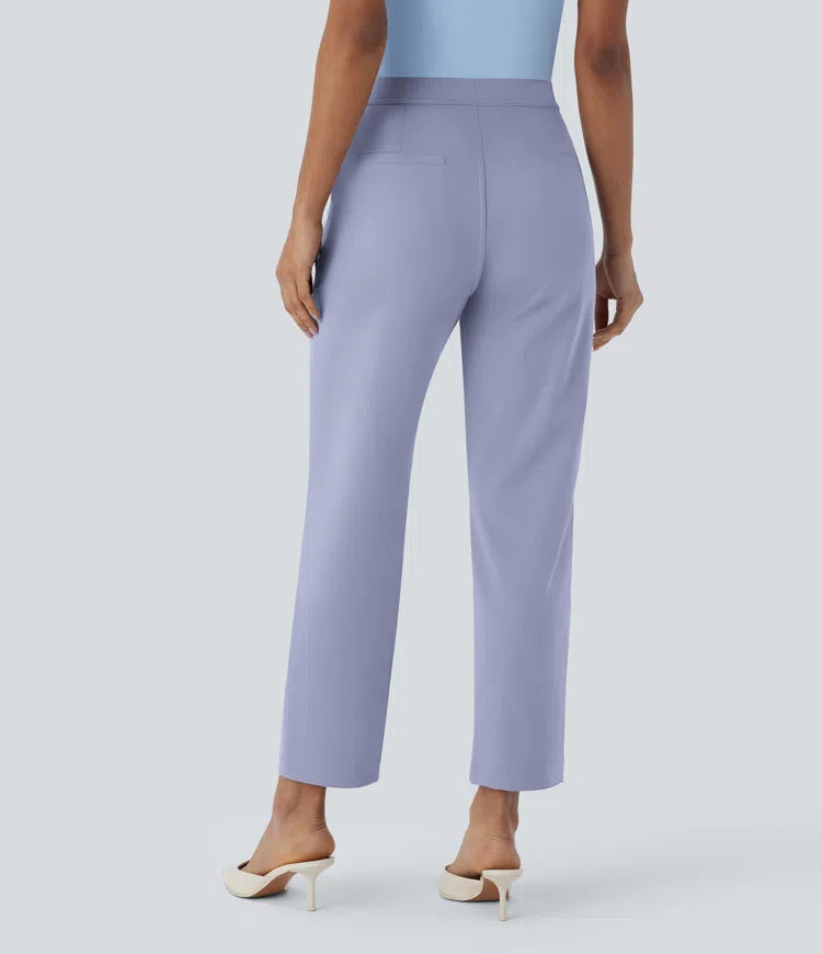 Halara Flex DayStretch High Waisted Pocket Ankle Length Tapered Work Pants