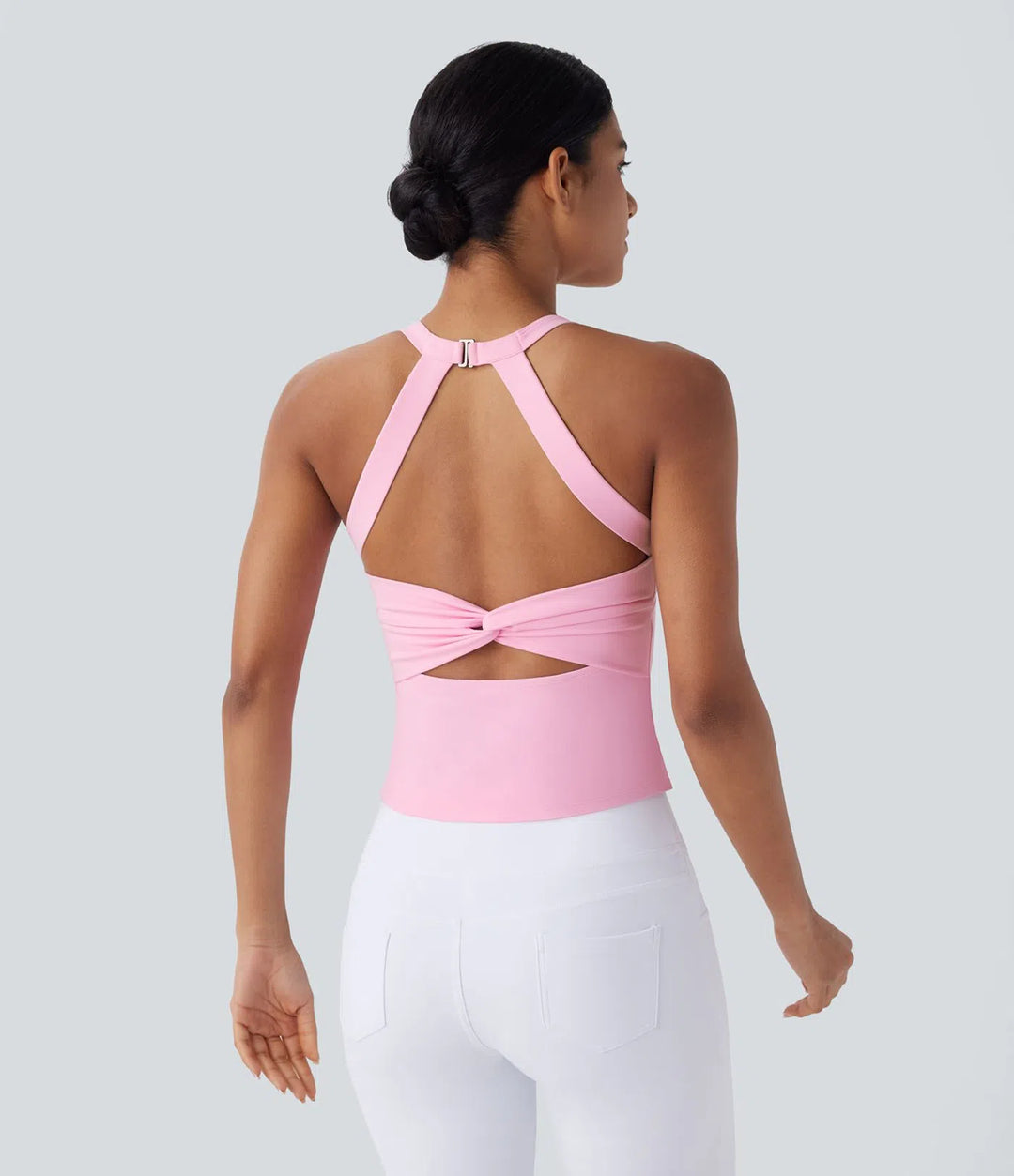 SoftlyZero Plush Cut Out Yoga Tank Top A-D Cups