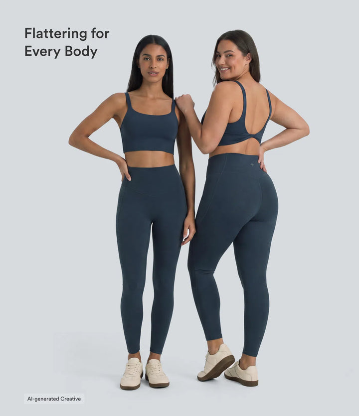 Halara UltraSculpt Curvy High Waisted Tummy Control Shaping Yoga Leggings with Pockets