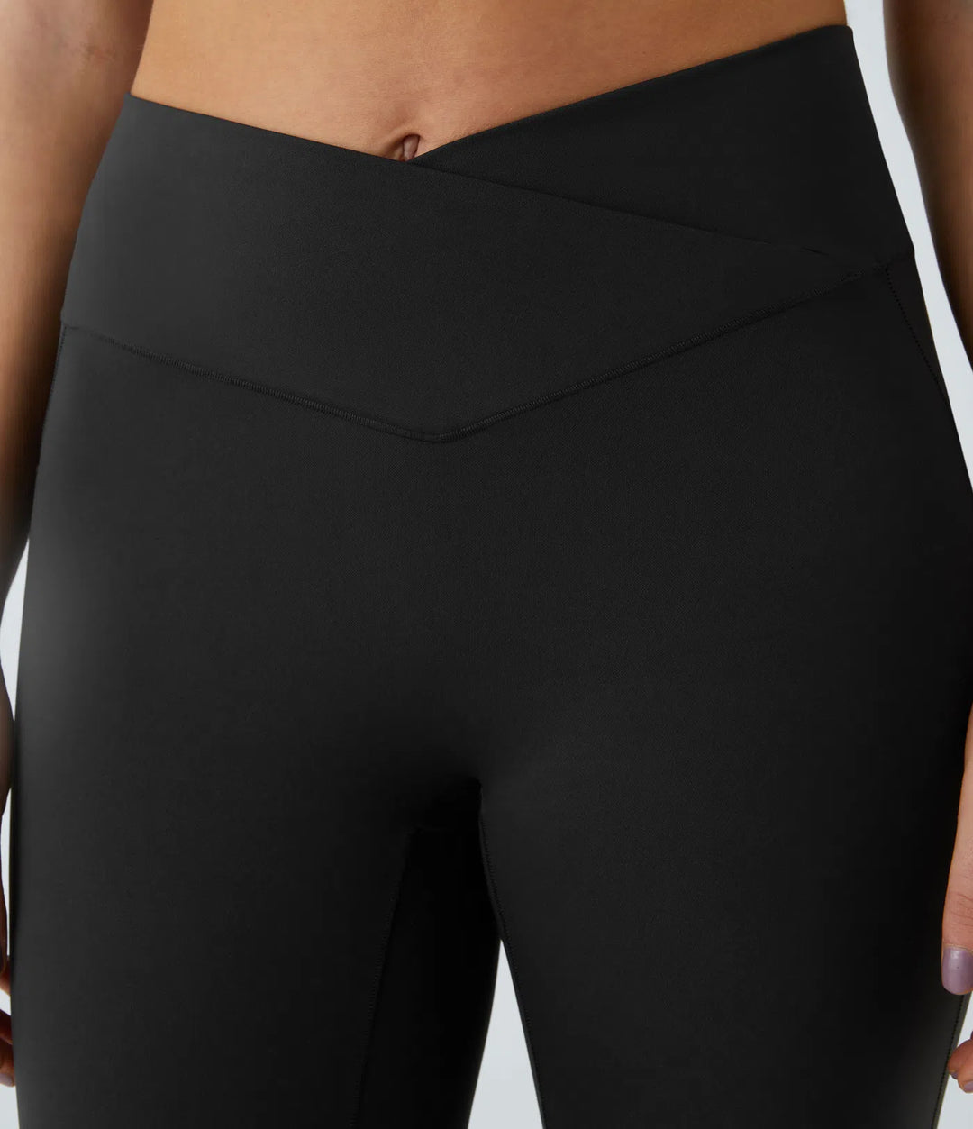 Patitoff 2.0 Pet Hair Resistant High Waisted Crossover Side Pocket Yoga Leggings