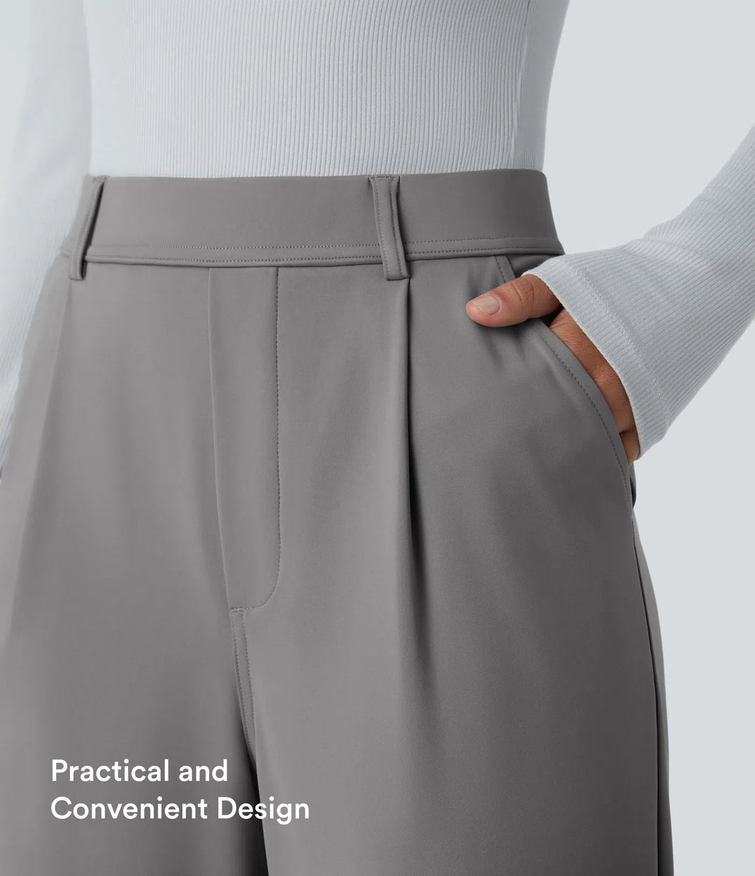 Halara Flex DayStretch High Waisted Pocket Work Flare Pants