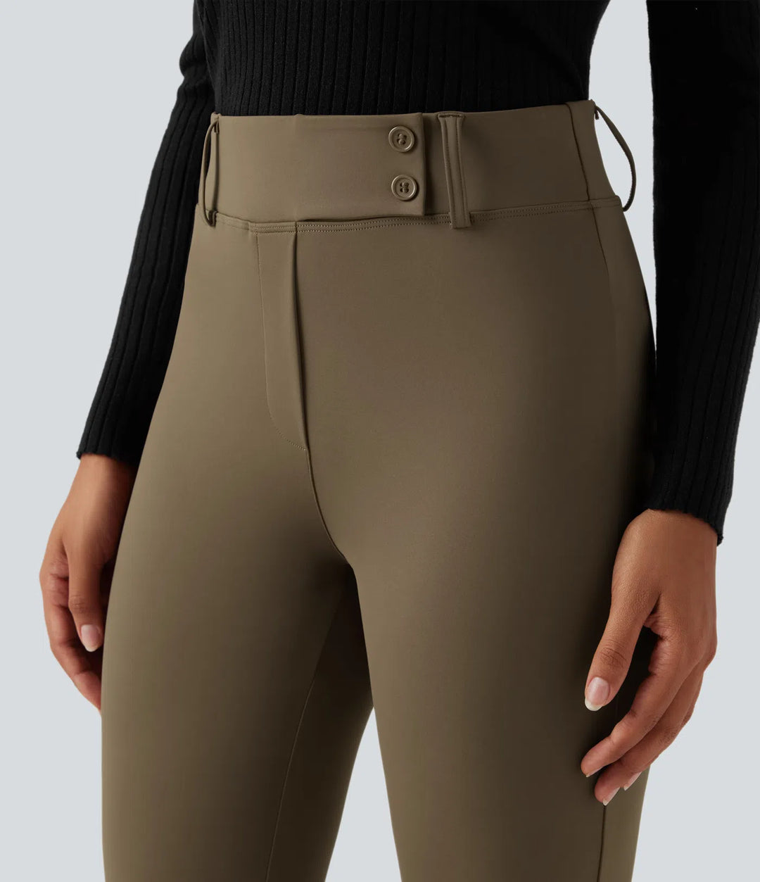 Halara Flex DayStretch High Waisted Flare Work Pants with Pockets