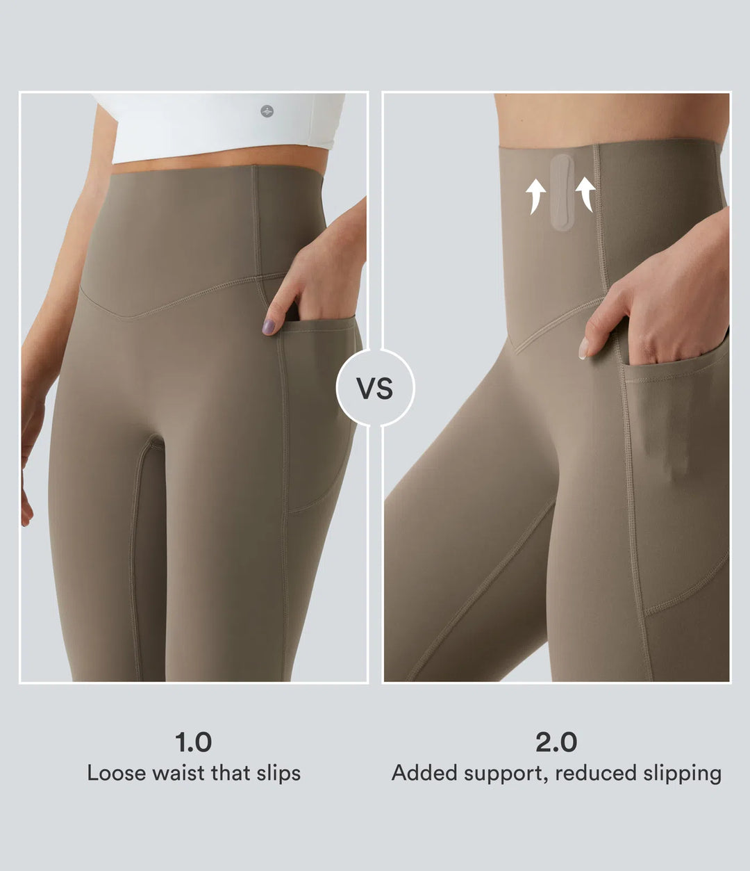 Halara UltraSculpt High Waisted Anti-Roll Tummy Control Shaping Workout Leggings with Pockets