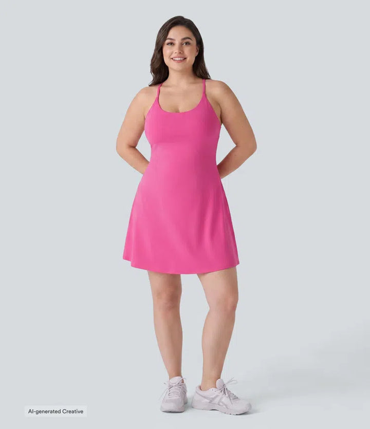 SoftlyZero Plush Active Plus Size Dress-Longer Length-Easy Peezy Edition