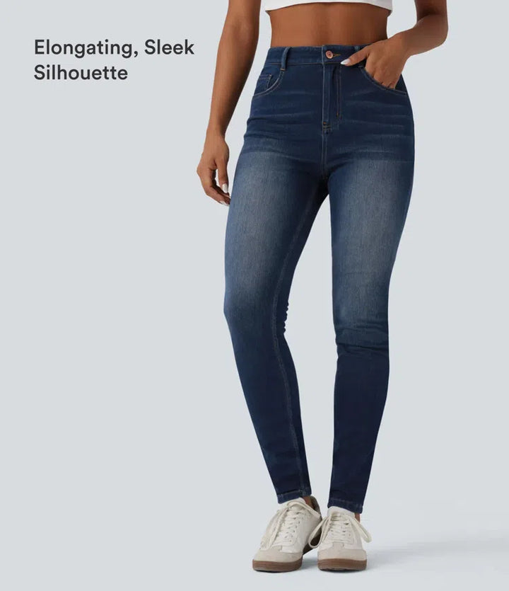 Halara Flex High Waisted Casual Skinny Jeans with Pockets