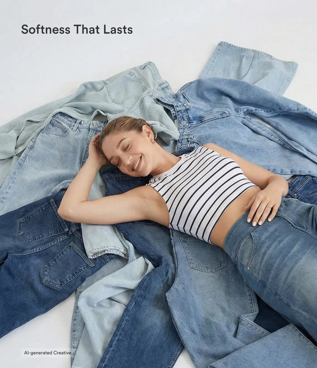 Halara Flex High Waisted Pockets Washed Casual Bootcut Plus Size Jeans