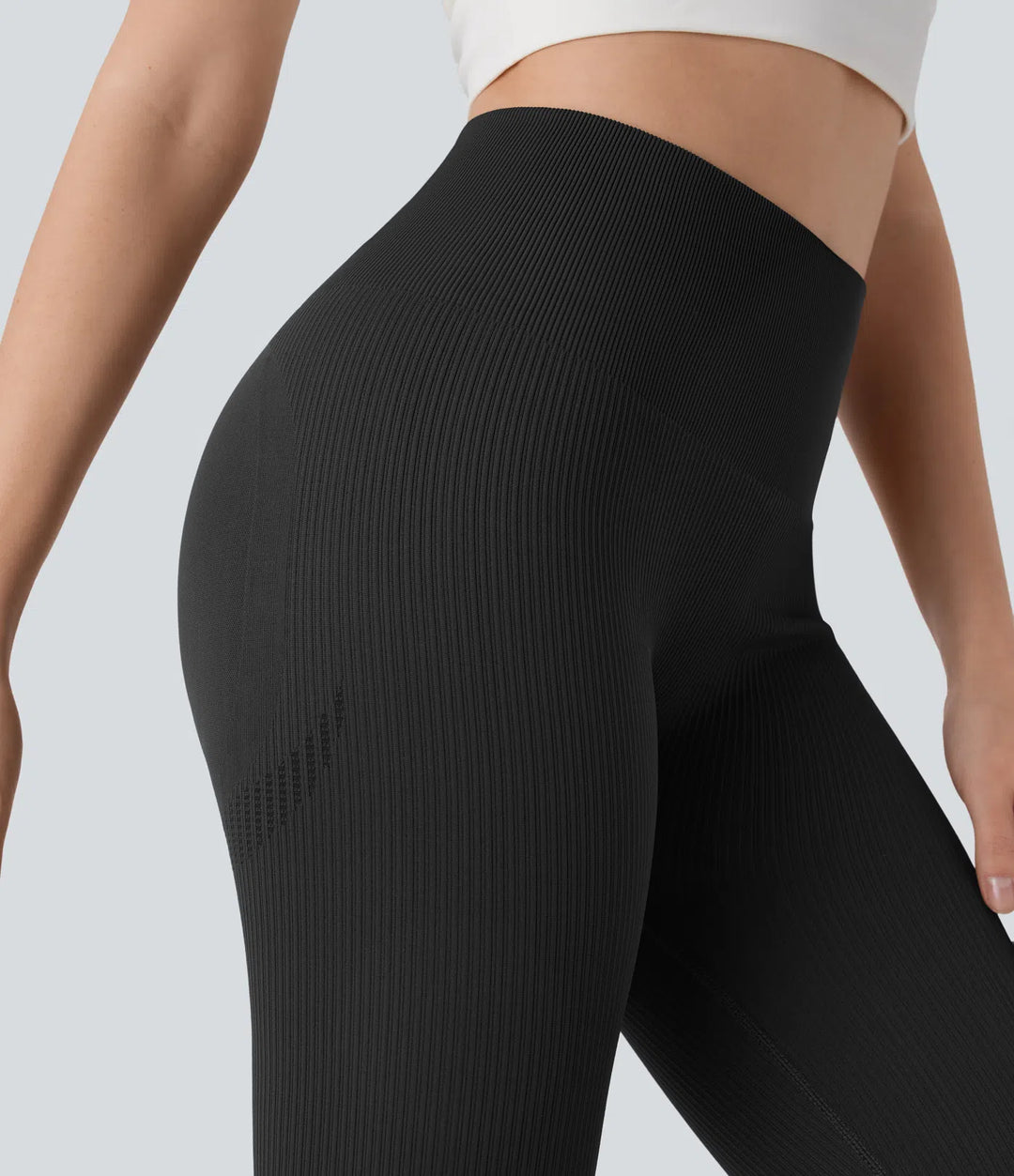 Seamless Flow High Waisted Tummy Control Butt Lifting 7/8 Yoga Leggings