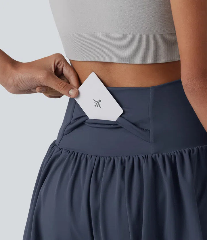 SoftlyZero Airy High Waisted 2-in-1 InstantCool Yoga Shorts 3&