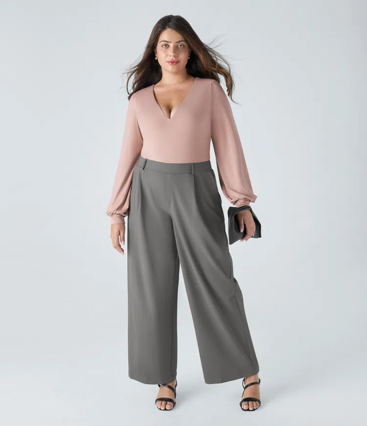 Halara Flex DayStretch High Waisted Pocket Straight Leg Work Plus Size Pants