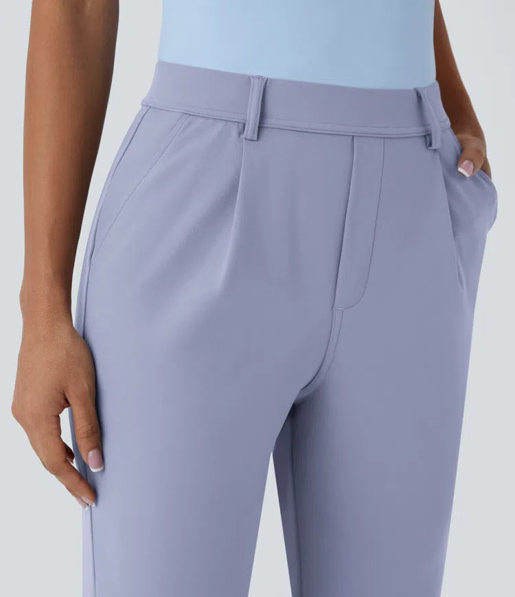 Halara Flex DayStretch High Waisted Pocket Ankle Length Tapered Work Pants