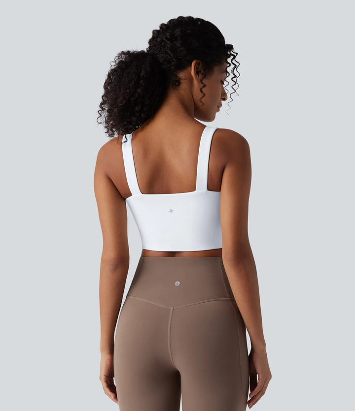 Halara UltraSculpt Low Support Push-Up Yoga Sports Bra DD-F Cups